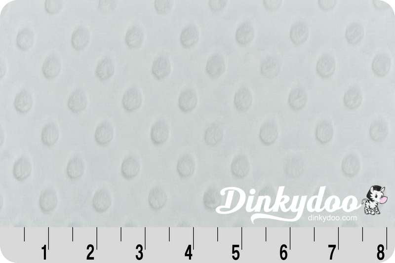 Cuddle Dimple Wideback (Minky) (60") - Snow White - Full Bolt (10m)