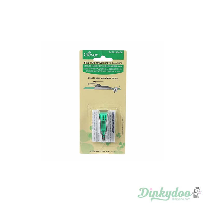 Clover - Bias Tape Maker (1/4") (Pre-order: May 2026) - Dinkydoo Fabrics