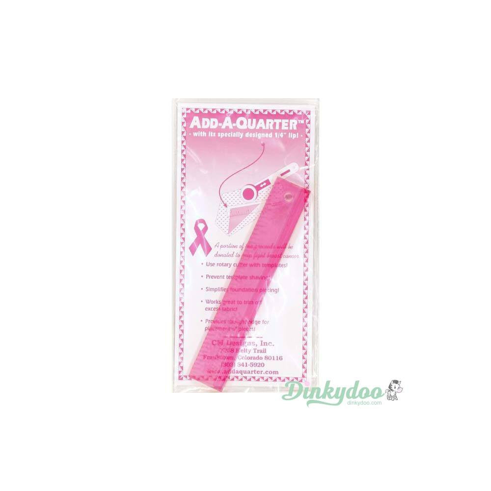 Add a Quarter Ruler 6" (Pink)