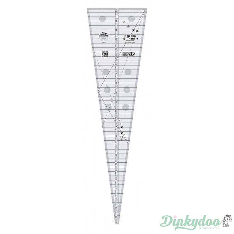 Creative Grids - 15 Degree Triangle Quilt Ruler (Pre-order: Mar 2026)