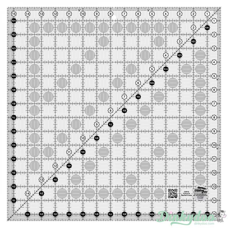 Creative Grids - 15.5" Quilt Ruler (Pre-order: Jan 2026)