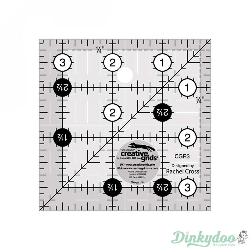 Creative Grids - 3.5" Quilt Ruler (Pre-order: Mar 2026)