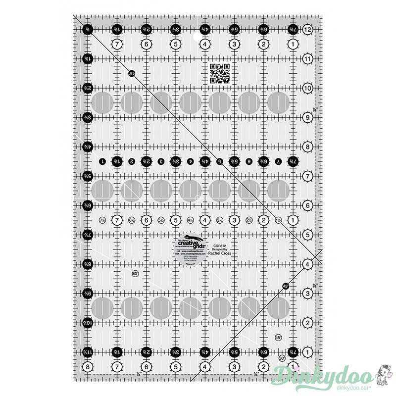 Creative Grids - 8.5" x 12.5" Quilt Ruler (Pre-order: Mar 2026)
