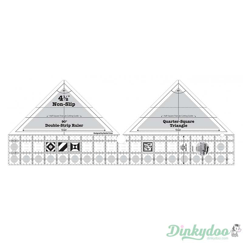 Creative Grids - 90 Degree Double-Strip Quilt Ruler (Pre-order: Jan 2026)