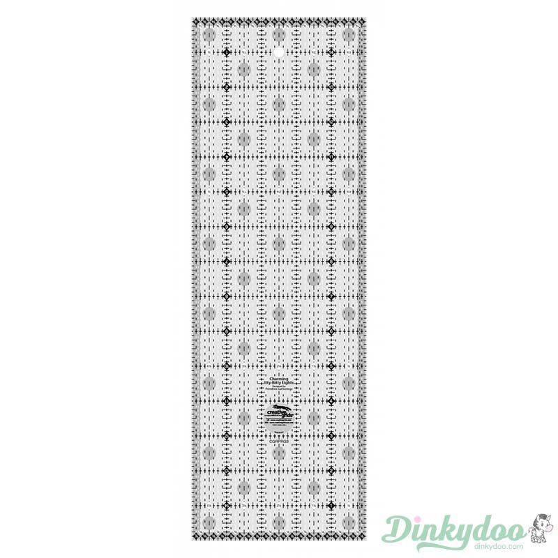 Creative Grids - Charming Itty Bitty Eights 5" x 15" Quilt Ruler (Pre-order: Jan 2026)