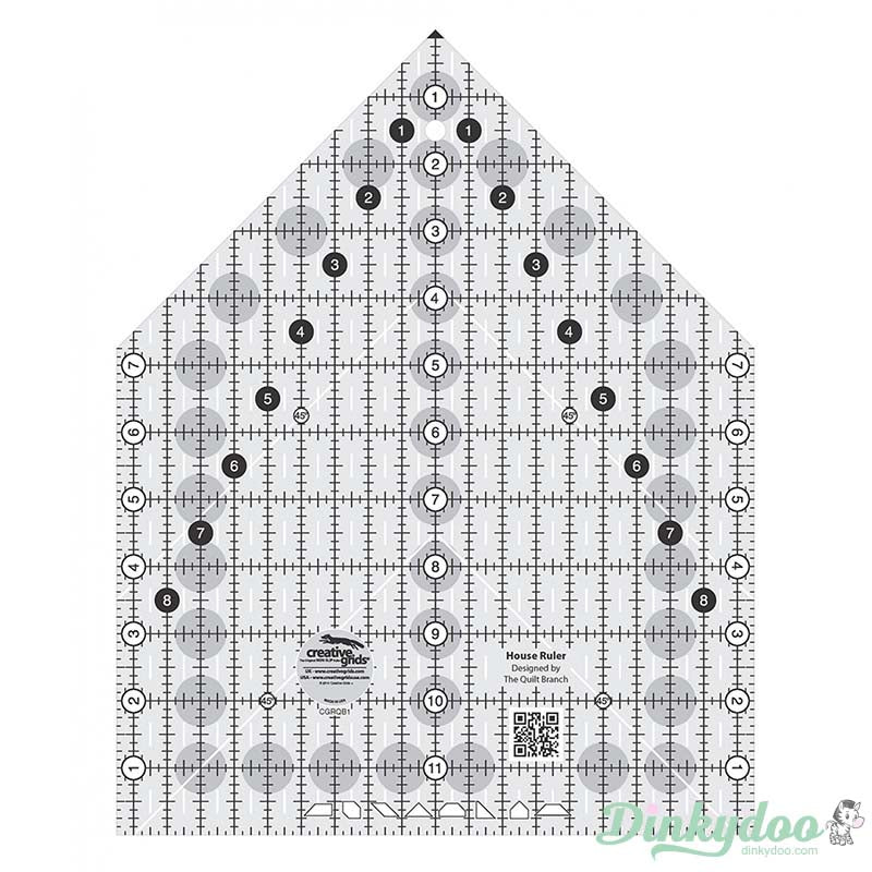 Creative Grids - House Quilt Ruler (Pre-order: Mar 2026)