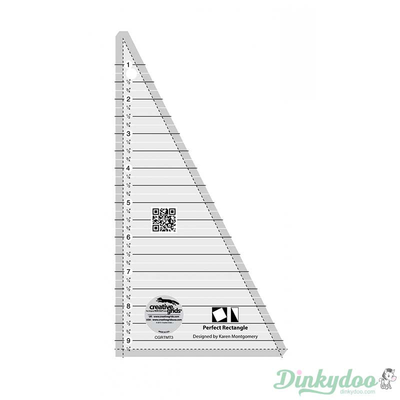 Creative Grids - Perfect Rectangle 9.5" Quilt Ruler