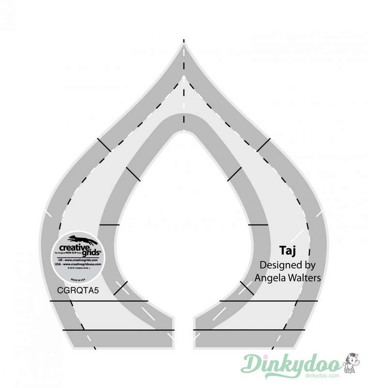 Creative Grids - Angela Walters Machine Quilting Tool - Taj (Pre-order: Jan 2026)