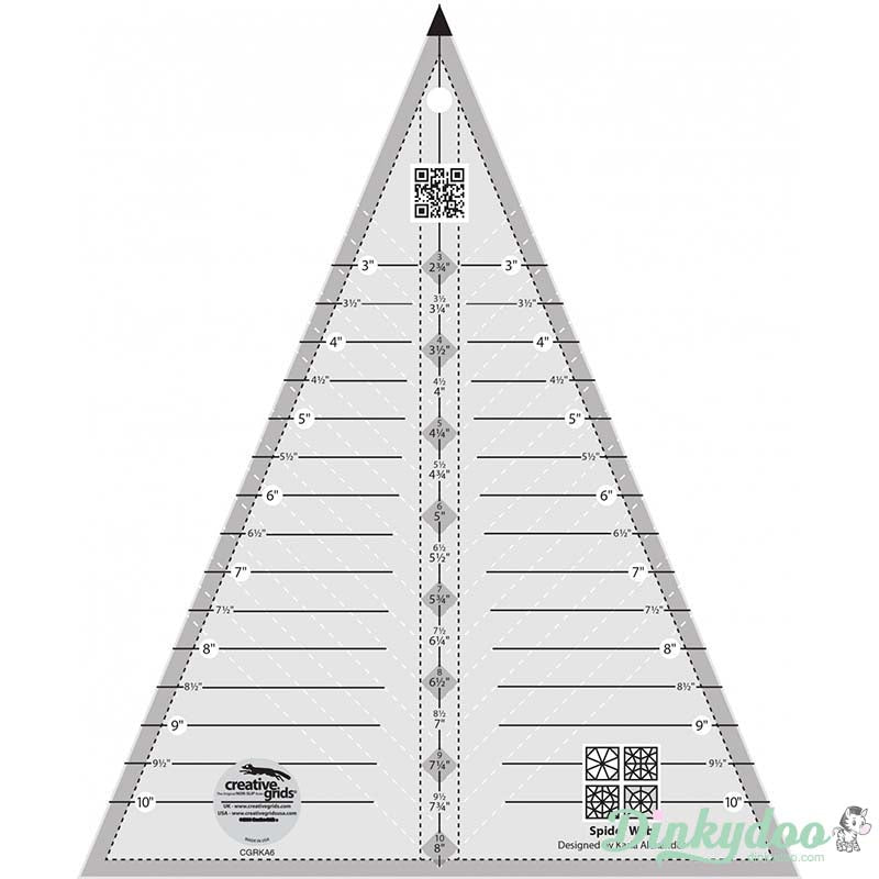 Creative Grids - Spider Web Quilt Ruler (Pre-order: Jan 2026)