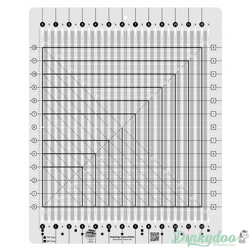 Creative Grids - Stripology Squared Quilt Ruler (Pre-order: Jan 2026)
