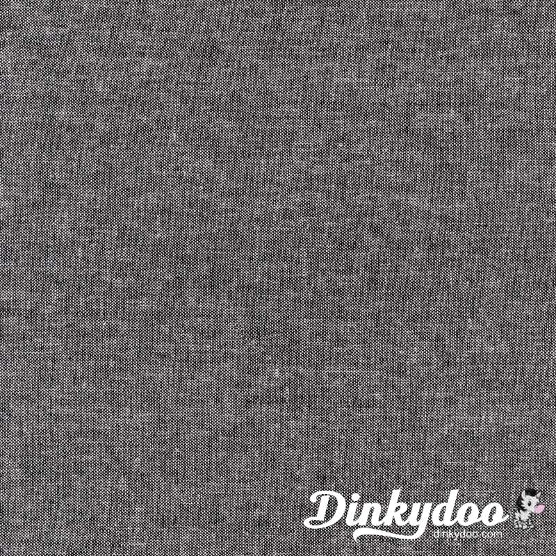 Essex Canvas Yarn Dyed - Black (E120-BLACK) - Full Bolt (15yd)