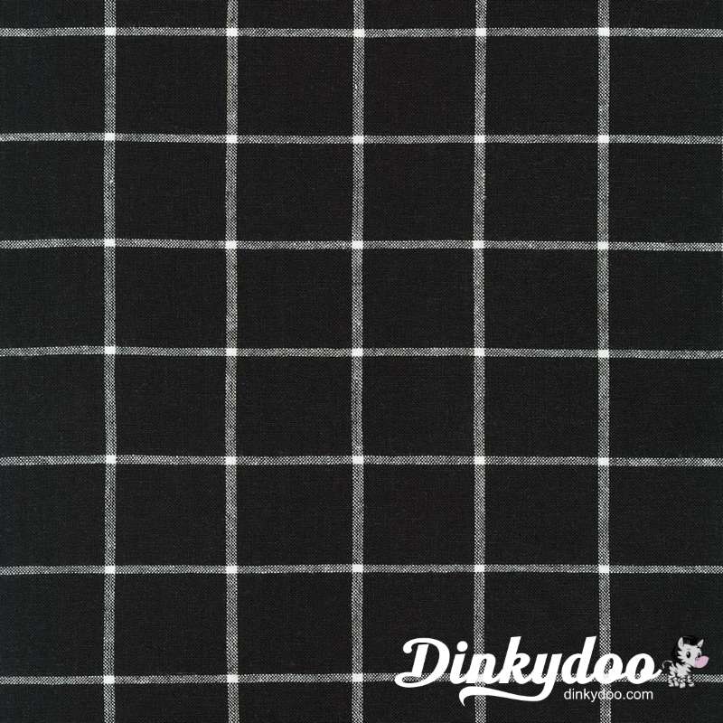 Essex Classic Wovens Yarn Dyed - Black (SRK175852) - Full Bolt (15yd)