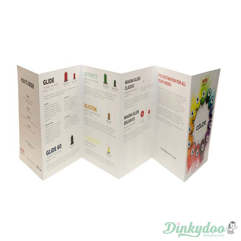 Glide Thread Color Card