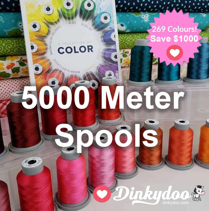 Glide Thread "Ultimate Collection" ALL 269 Colours (5000m) *FREE* Colour Card (Pre-order: Jan 2026)