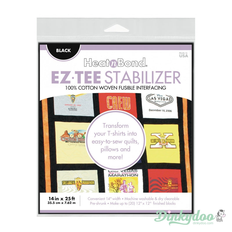 EZ Tee Stabilizer 14" x 25' (Black) - Heat N Bond