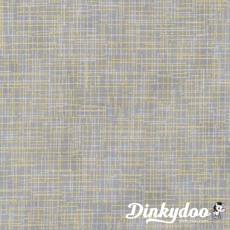 Quilters Linen - Ash (Metallic) - (SRKM14476290) - Full Bolt (15yd)