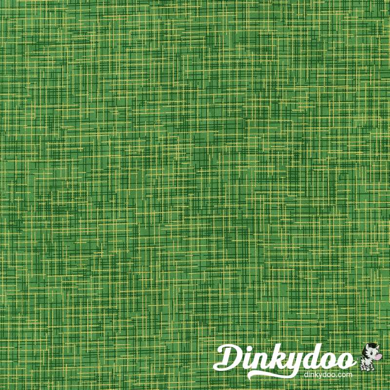 Quilters Linen - Green (Metallic) - (SRKM144767) - Full Bolt (15yd)