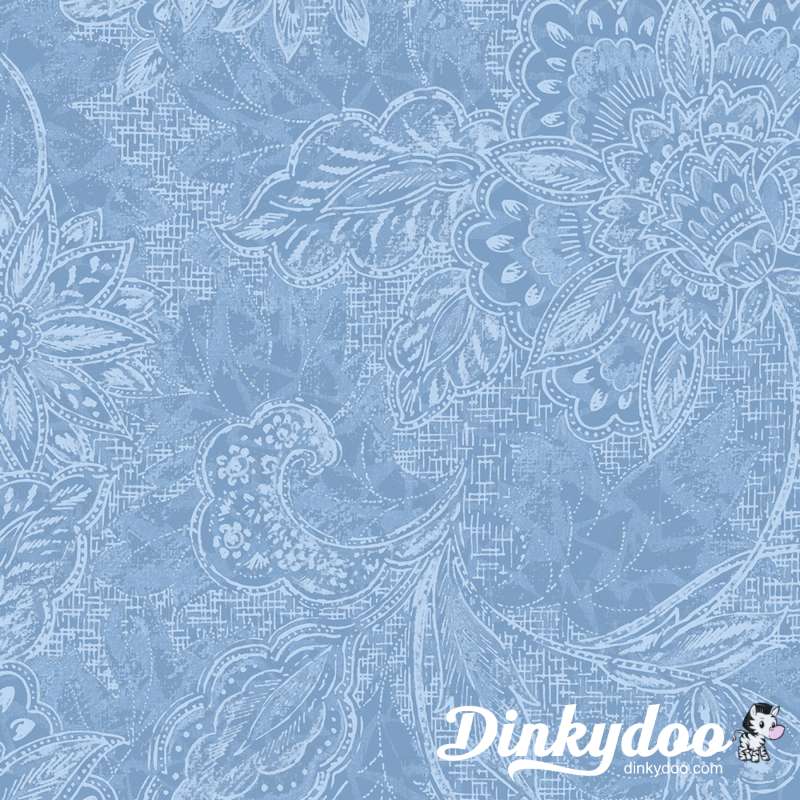 Shadows Jacquard Sky 118" Wideback - Oasis