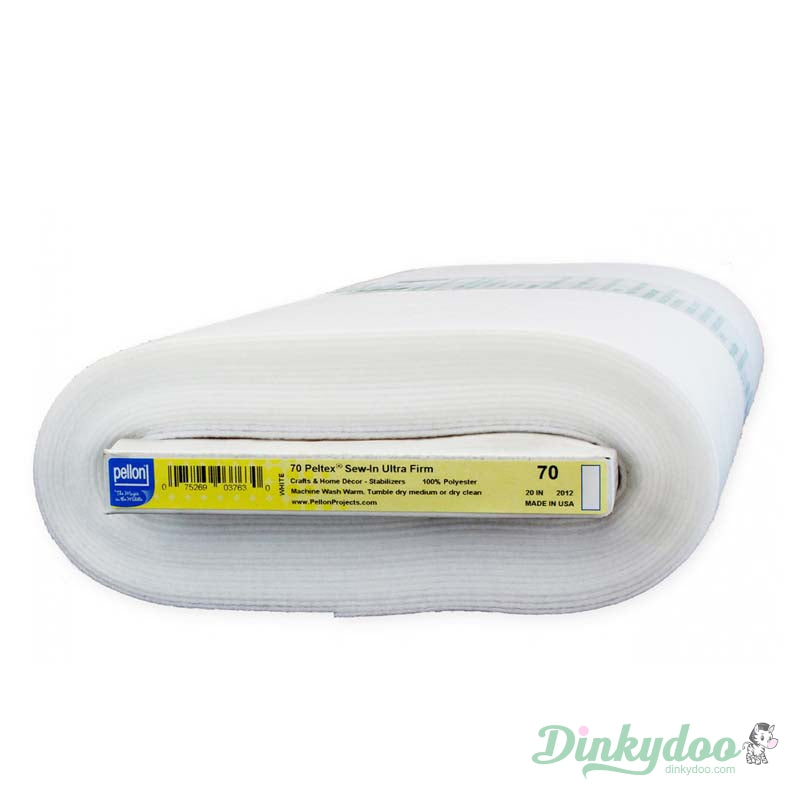 Pellon 70P Peltex Sew-in Stabilizer White Full Bolt (10 Yards) (Pre-order: Jan 2026)