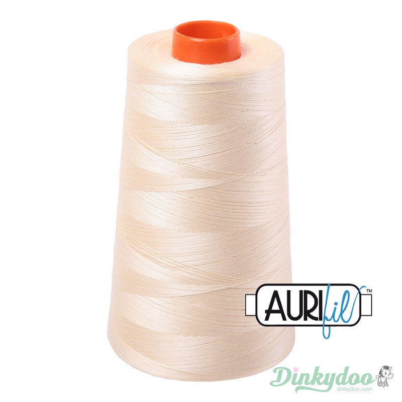 Aurifil Thread - Butter (2123) - 50wt Cone 6452yd (Pre-order: July 2026)