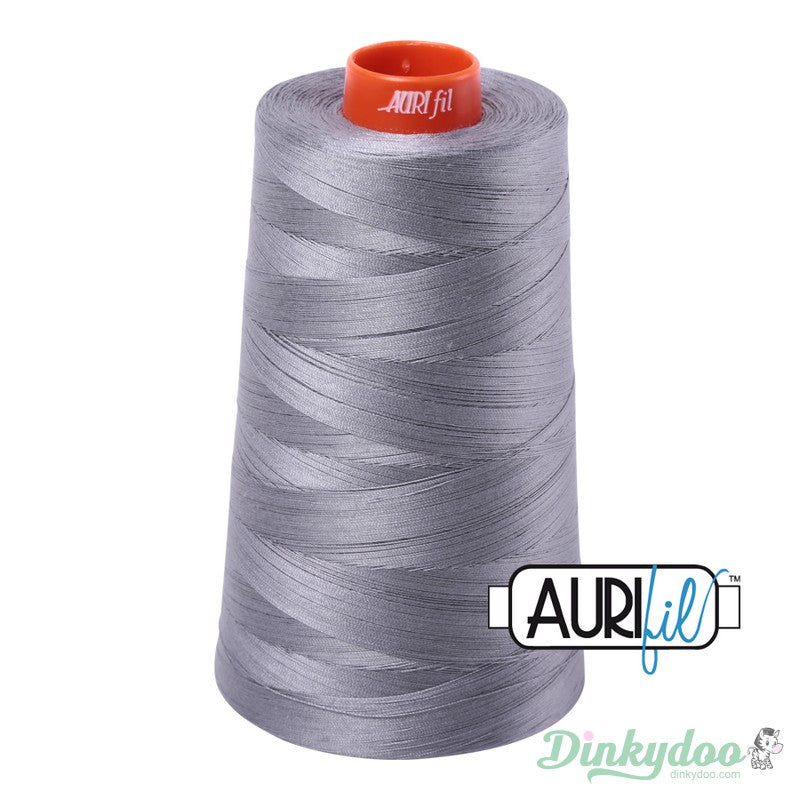 Aurifil Thread - Grey (2605) - 50wt Cone 6452yd (Pre-order: Jan 2026)