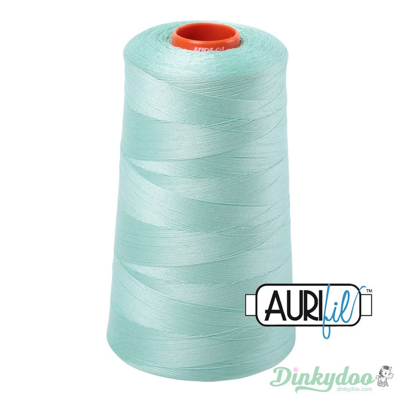Aurifil Thread - Medium Mint (2835) - 50wt Cone 6452yd (Pre-order: Feb 2026)