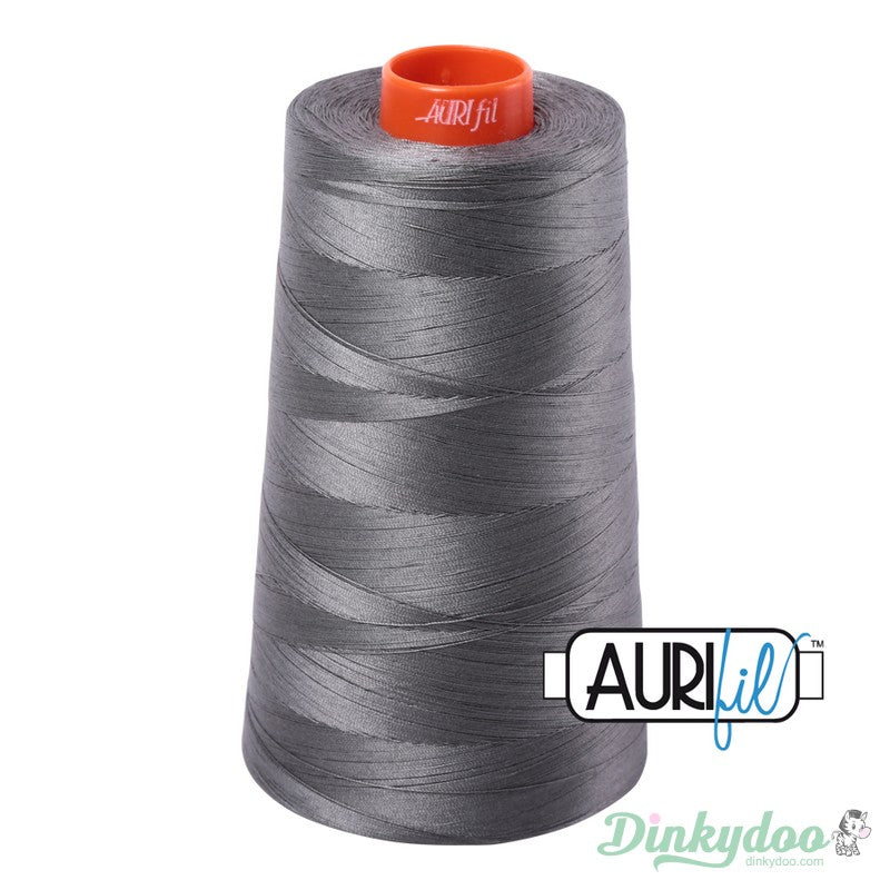 Aurifil Thread - Grey Smoke (5004) - 50wt Cone 6452yd (Pre-order: Jan 2026)