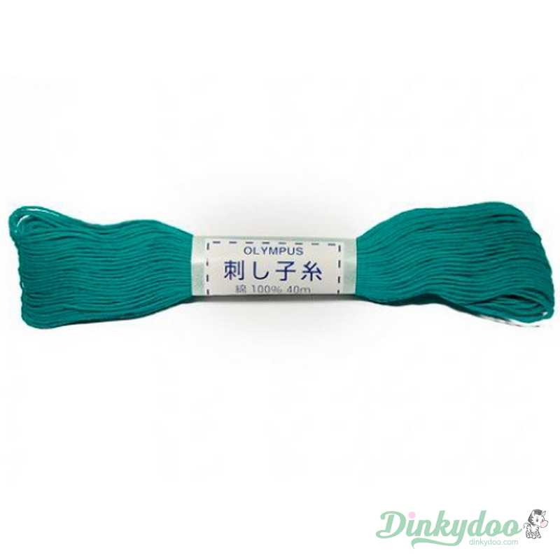 Olympus Sashiko Thread #17 22yd - Cyan Blue (Pre-order: Jan 2026)
