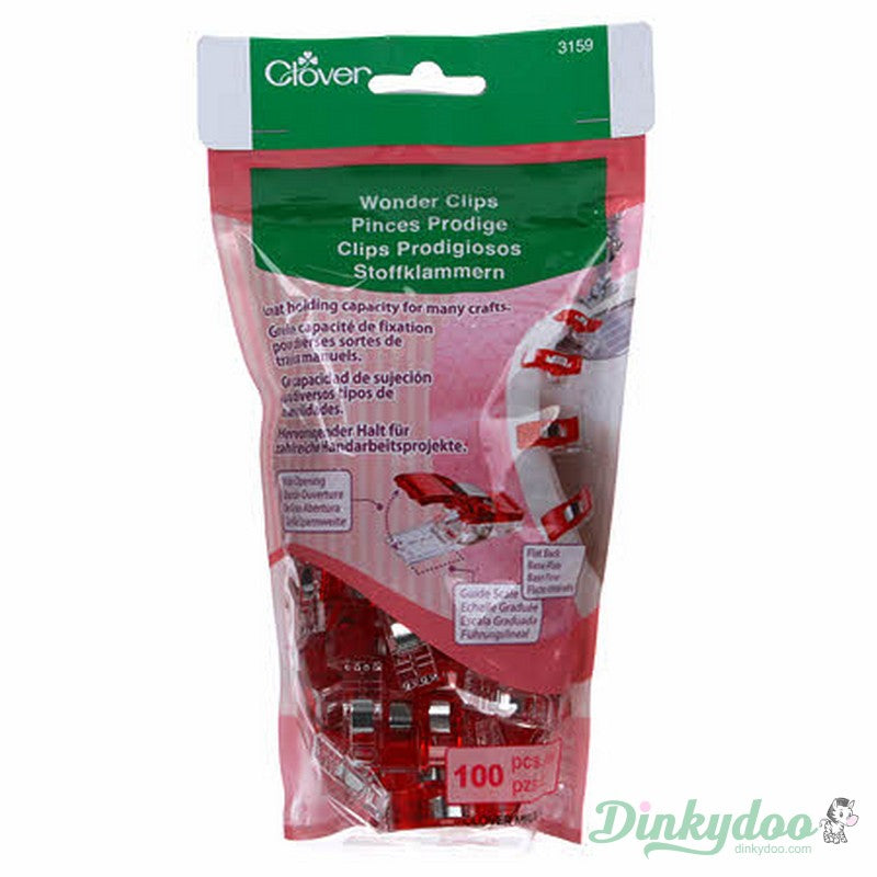 Clover - Wonder Clips 100 Piece - Red (Pre-order: Aug 2026)
