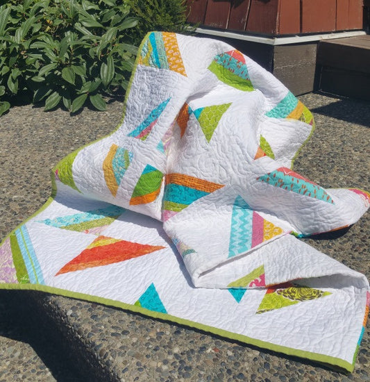 Butterfly Strands Block - Too Hot to Craft?