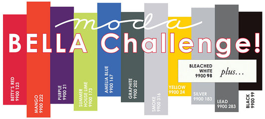 Got a minute? You're going to love Moda's new Bella Solids Challenge!