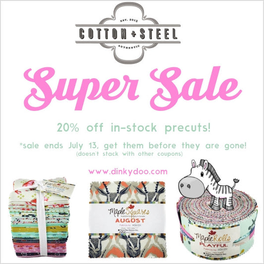Cotton + Steel Sale until July 13th, 2015!
