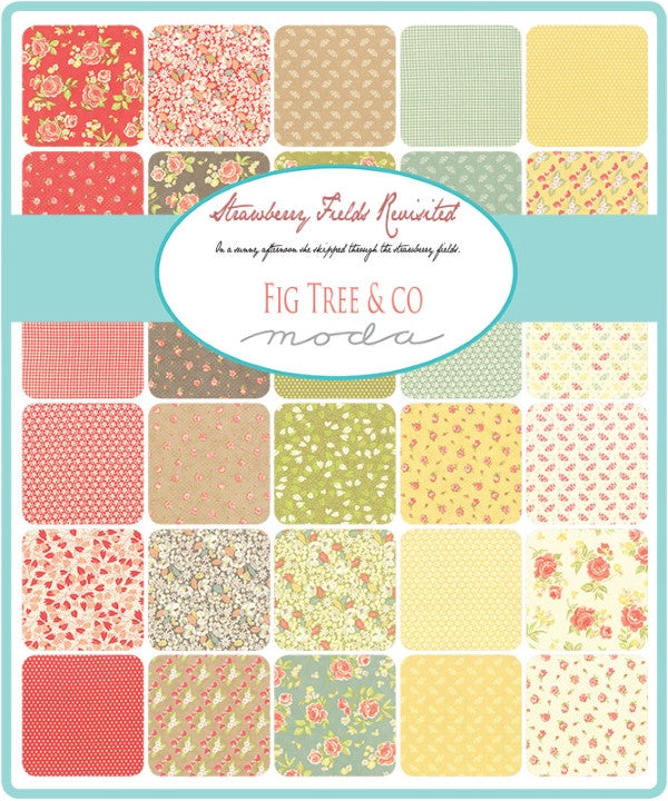 Strawberry Fields Revisited! New Moda Fabric by Fig Tree and Co.