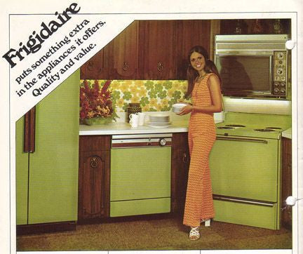 Why were brown and orange so popular in the 70s?
