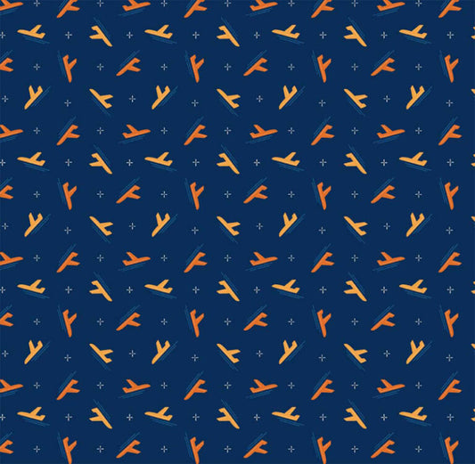 Aviation Adventures - Navy - Michael Miller 012039-11 - Dinkydoo Fabrics