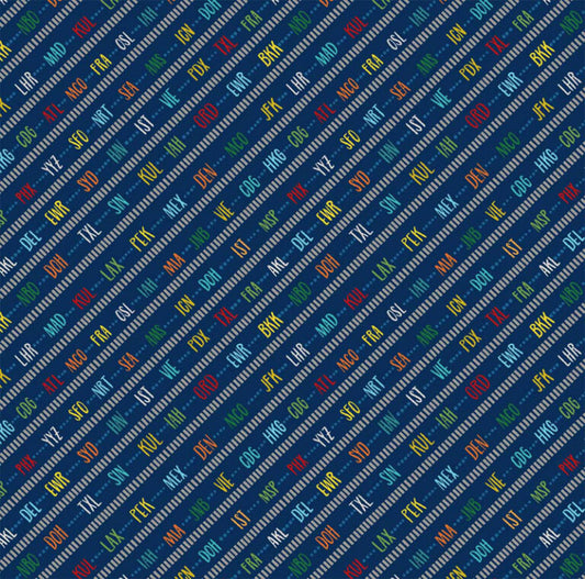 Aviation Adventures - Navy - Michael Miller 012041-11 - Dinkydoo Fabrics