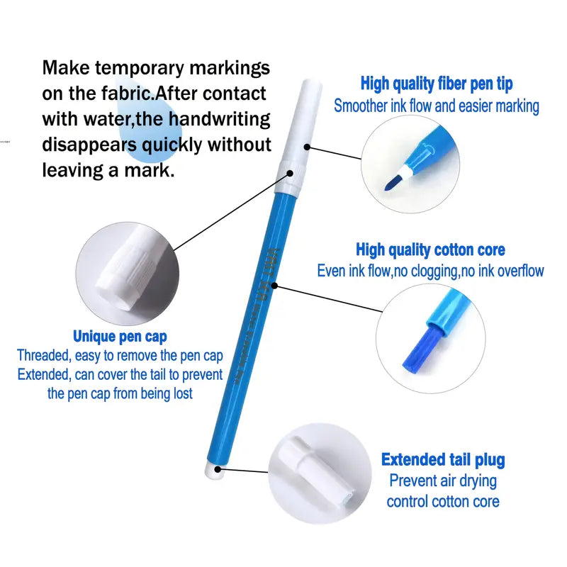 Water-Erasable Fabric Marking Pen