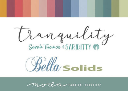 Tranquility Bella Solids - Charm Pack - Sariditty - Moda (Pre-order: Dec 2026)