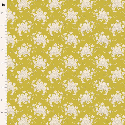 Sunday Brunch - White Flower in Sour Yellow - Tilda