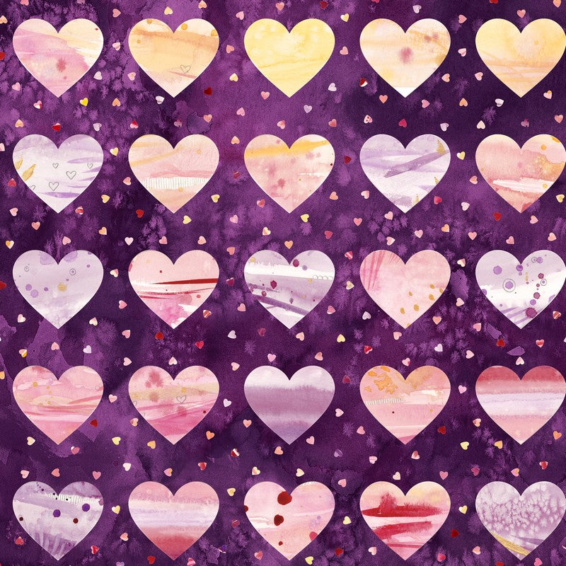 Fleur The Love 108" Wideback in Plum - Create Joy Project - Moda (Pre-order: Oct 2026)