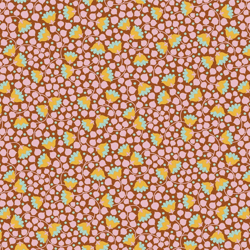 Wallflower BLENDER - Bellflower in Mulberry - Tilda