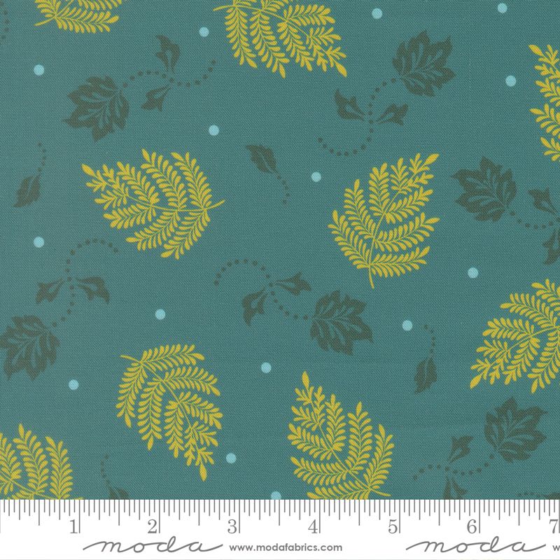 Sitara - Paisley Leaf in Lagoon - Crystal Manning - Moda (Pre-order: Oct 2026)