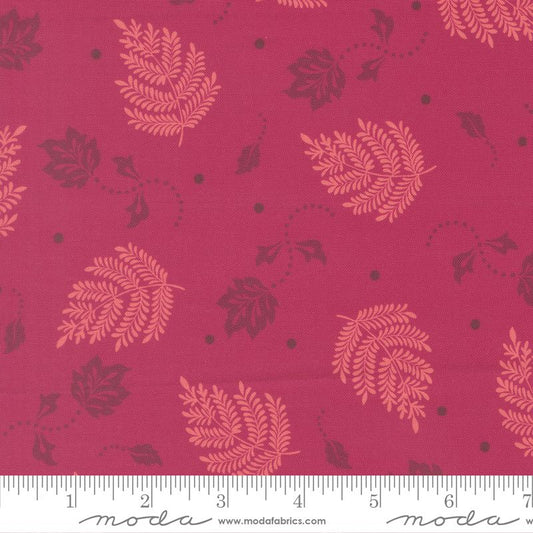 Sitara - Paisley Leaf in Pomegranate - Crystal Manning - Moda (Pre-order: Oct 2026)