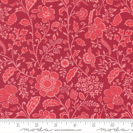 Tilbury Garden - Bloomsbury in Pomegranate - Crystal Manning - Moda (Pre-order: Apr 2027)