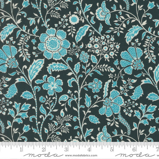 Tilbury Garden - Bloomsbury in Prussian Blue - Crystal Manning - Moda (Pre-order: Apr 2027)
