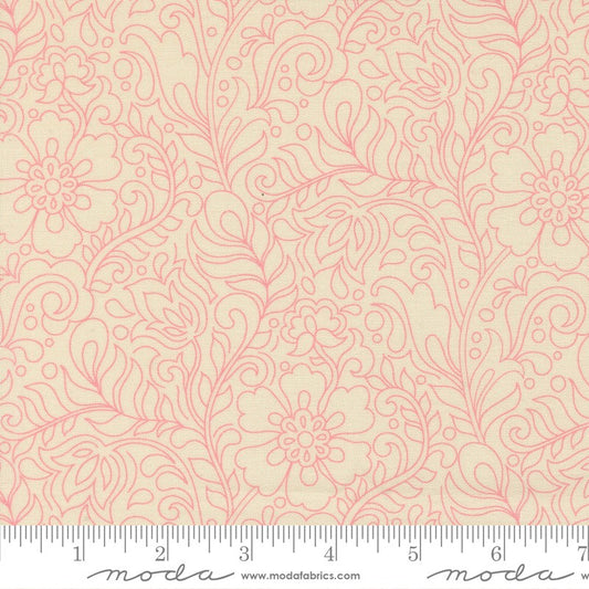 Tilbury Garden - Paisley Feather in Porcelain - Crystal Manning - Moda (Pre-order: Apr 2027)