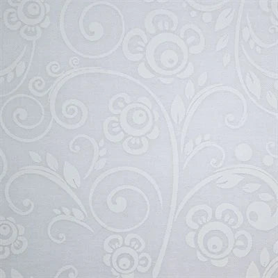 Harmony Prints 108" Wideback - White on White - 1250W-132 in Floral - Full Bolt (15m)