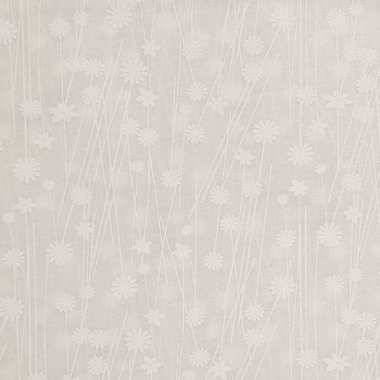 Harmony Prints 108" Wideback - White on White - 1250W-138 in Floral - Full Bolt (15m)