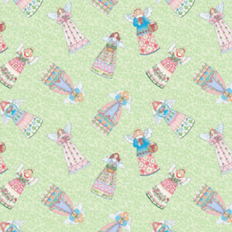 Garden Angels - 13322-44 in Green - Benartex