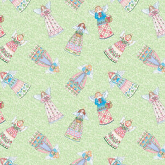 Garden Angels - 13322-44 in Green - Benartex